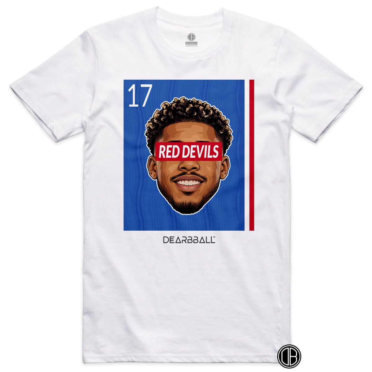 T-shirt DearBBall Football RED DEVILS 17 Manchester United Away - blanc