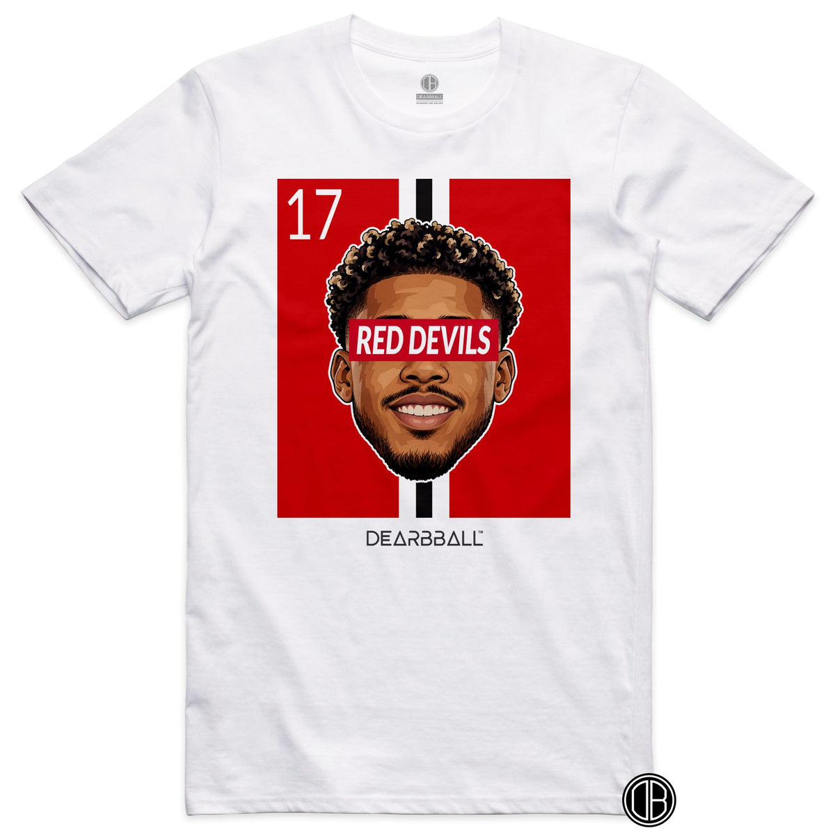 T-shirt DearBBall Football RED DEVILS 17 Manchester United Home - blanc