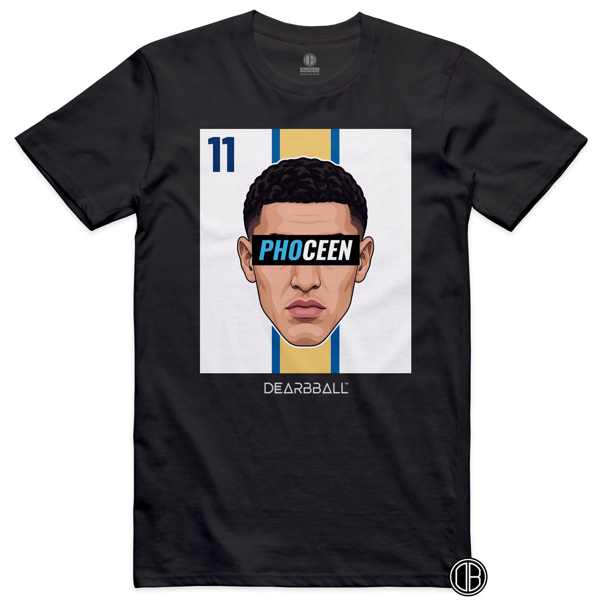 T-shirt DearBBall Football PHOCEEN 11 Marseille Harit Home - noir