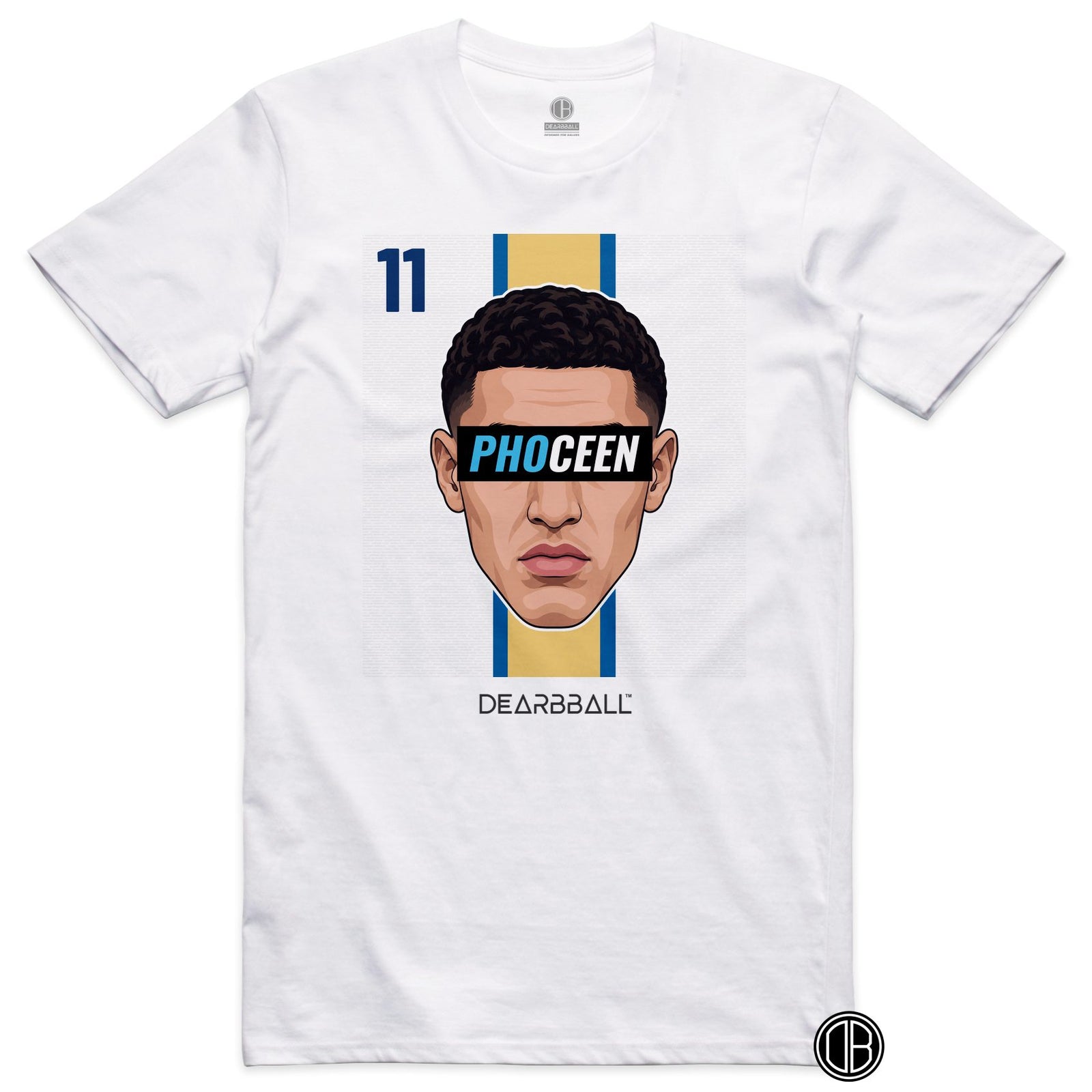 T-shirt DearBBall Football PHOCEEN 11 Marseille Harit Home - blanc
