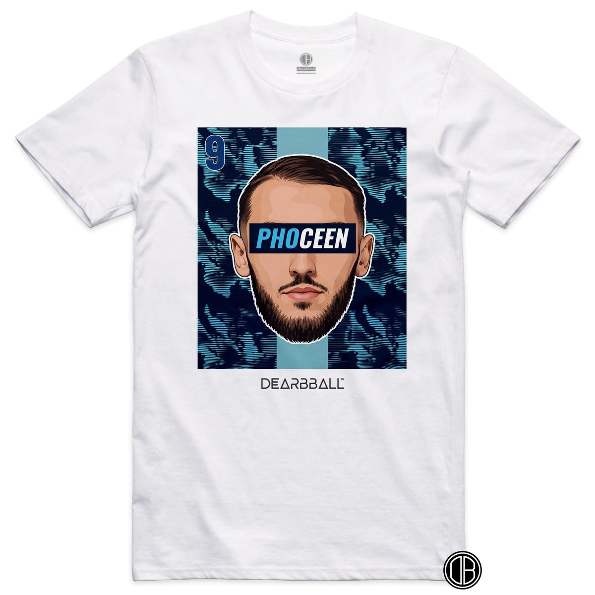 T-shirt DearBBall Football PHOCEEN 9 Marseille Gouiri Away - blanc