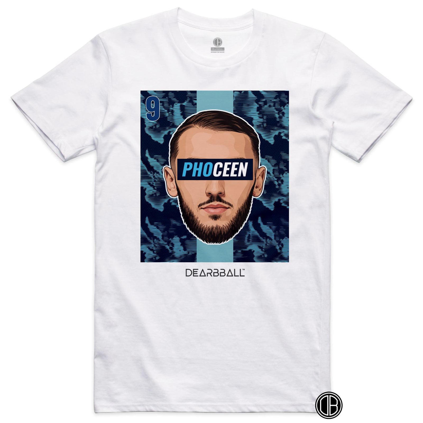 T-shirt DearBBall Football PHOCEEN 9 Marseille Gouiri Away - noir