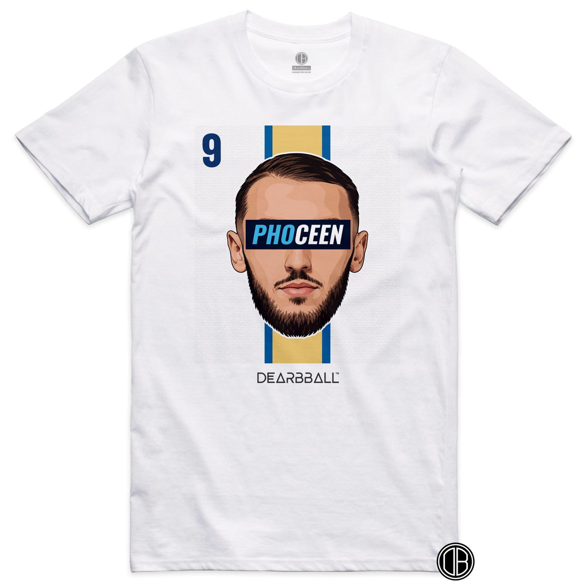 T-shirt DearBBall Football PHOCEEN 9 Marseille Gouiri Home - blanc