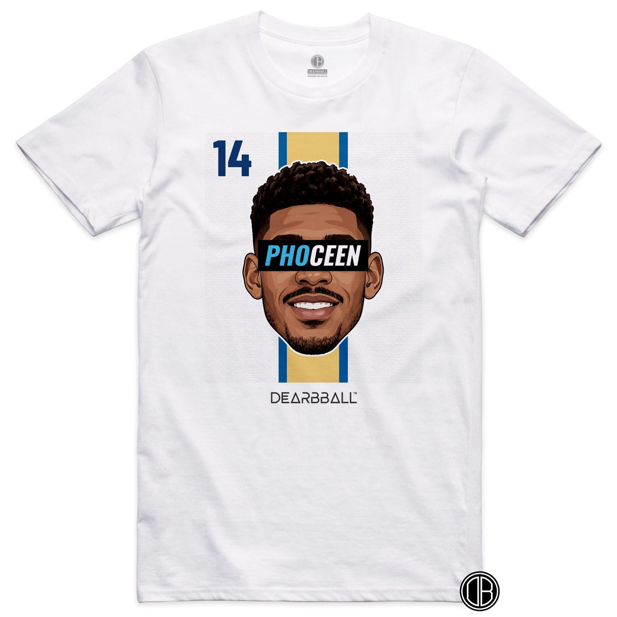 T-shirt DearBBall Football PHOCEEN 14 Marseille Paixao Home - blanc