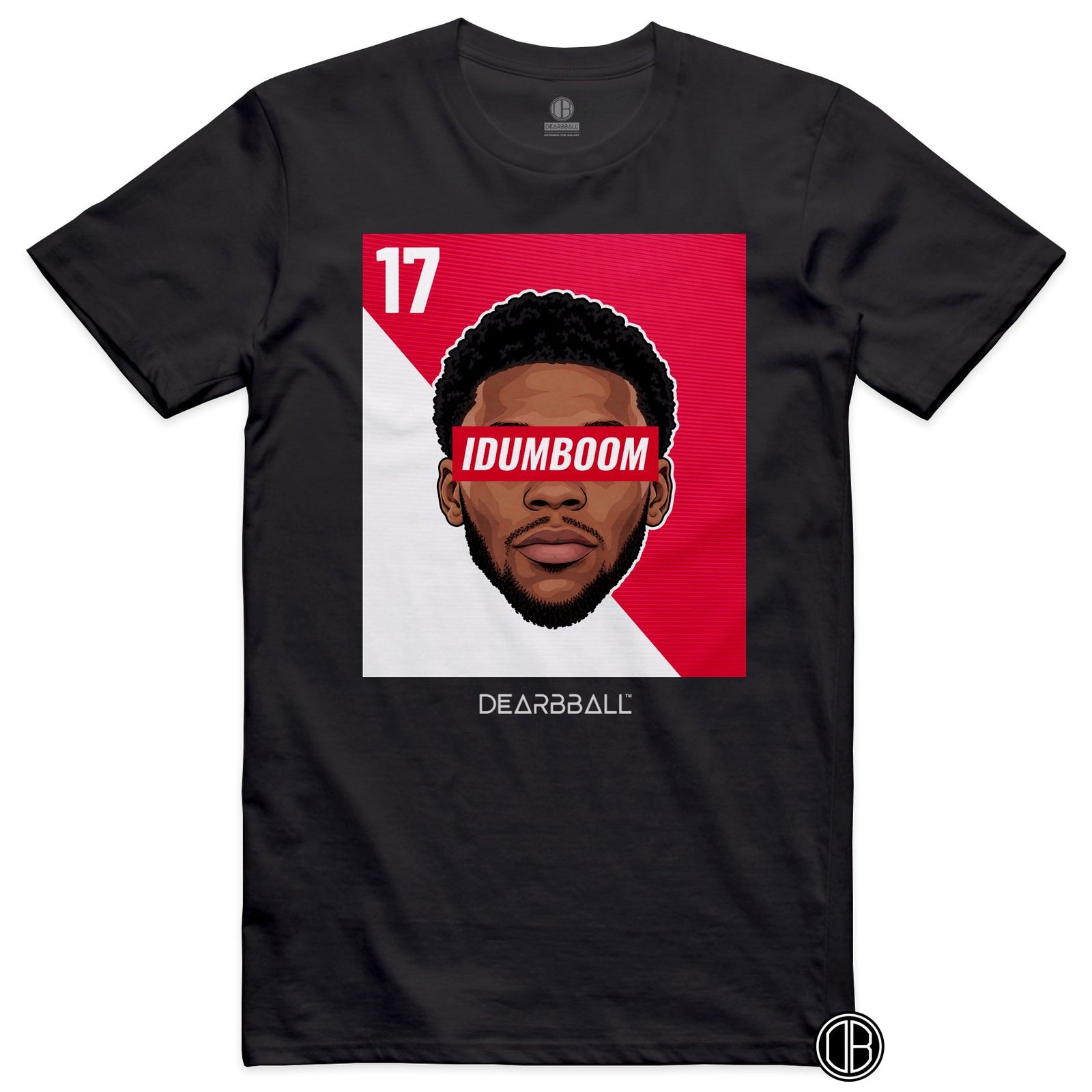 T-shirt DearBBall Football IDUMBOOM 17 AS Monaco Idumbo Home - noir