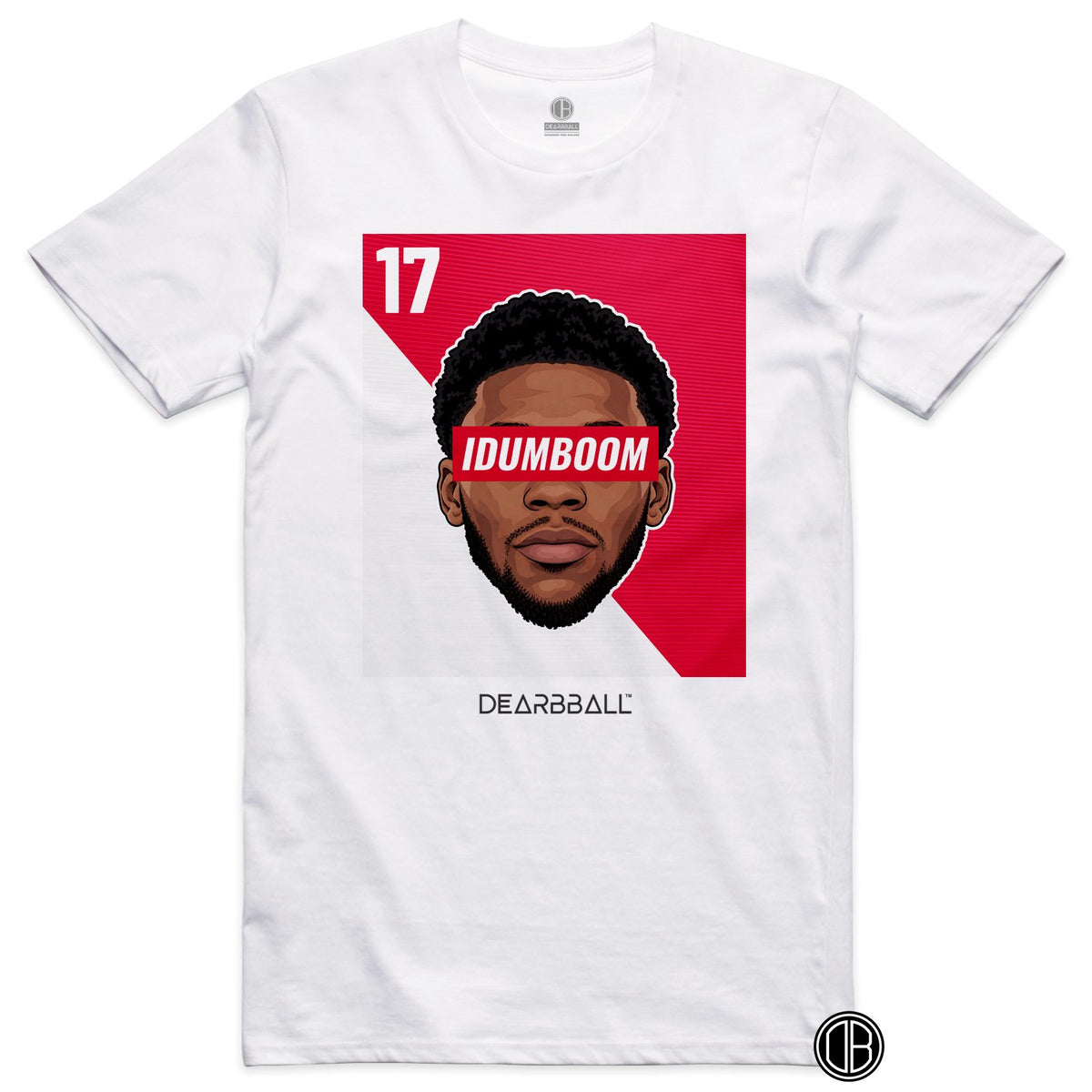 T-shirt DearBBall Football IDUMBOOM 17 AS Monaco Idumbo Home - blanc