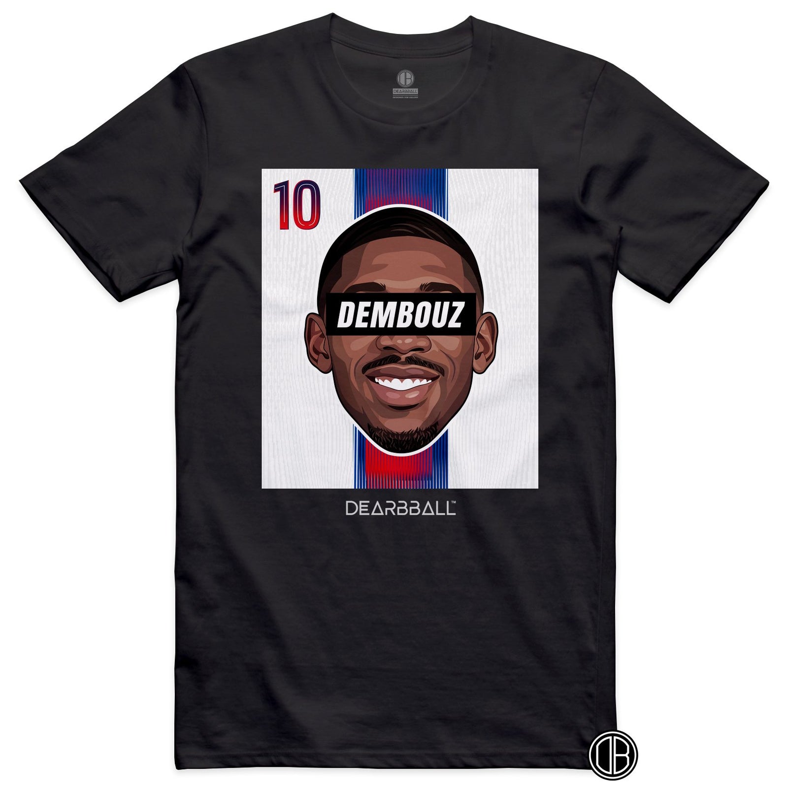 DearBBall Football – PSG – DEMBELE PSG Away – T-shirt noir