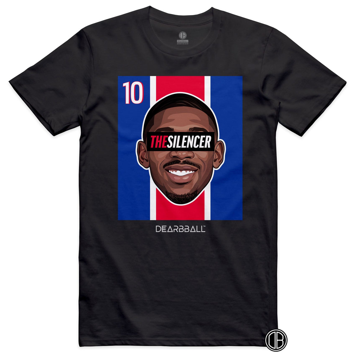 DearBBall Football – PSG – DEMBELE PSG Home – T-shirt noir