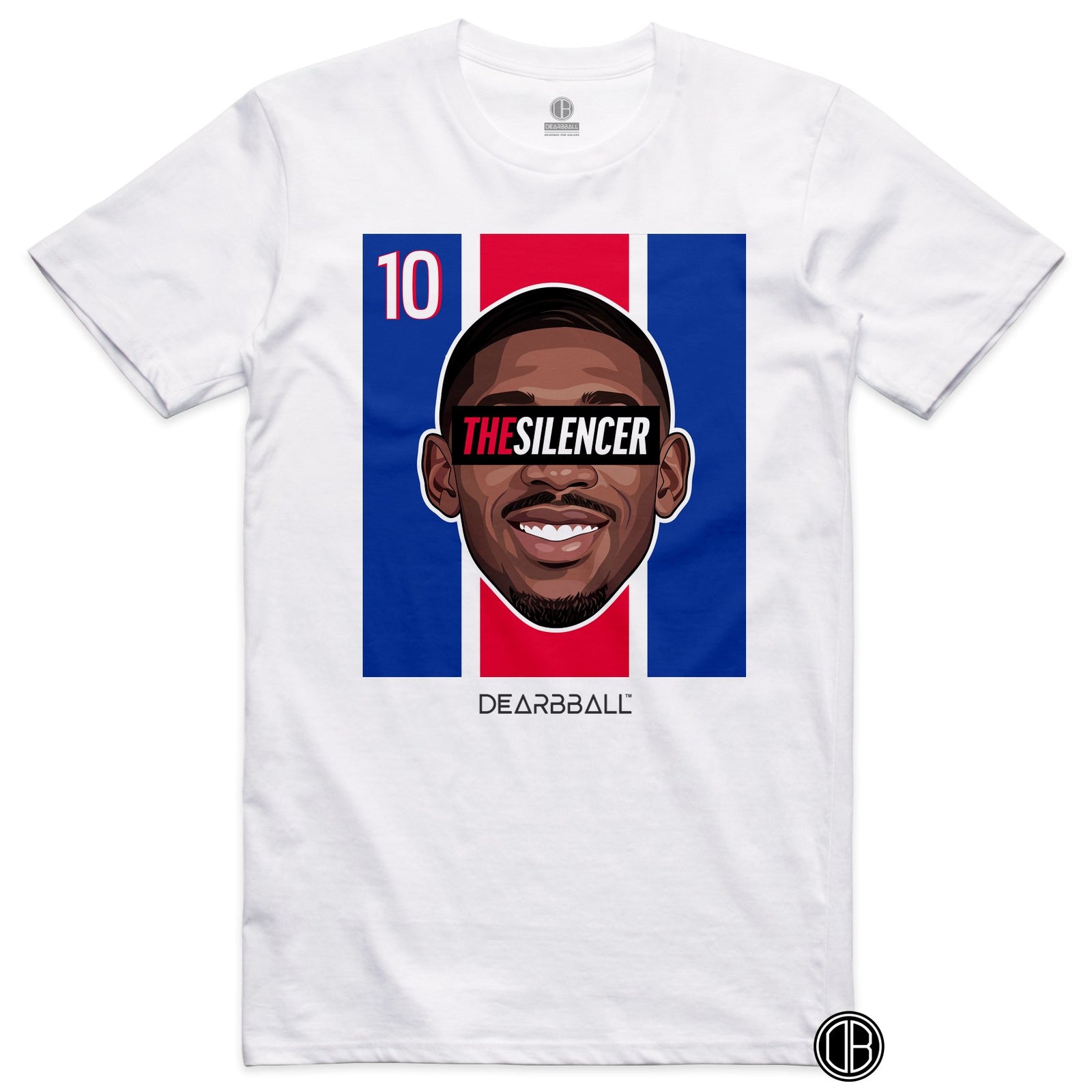 DearBBall Football – PSG – DEMBELE PSG Home – T-shirt blanc