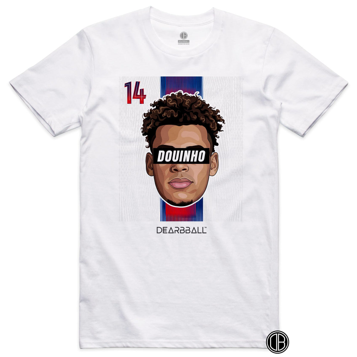 DearBBall Football – PSG – DOUE PSG Away – T-shirt blanc
