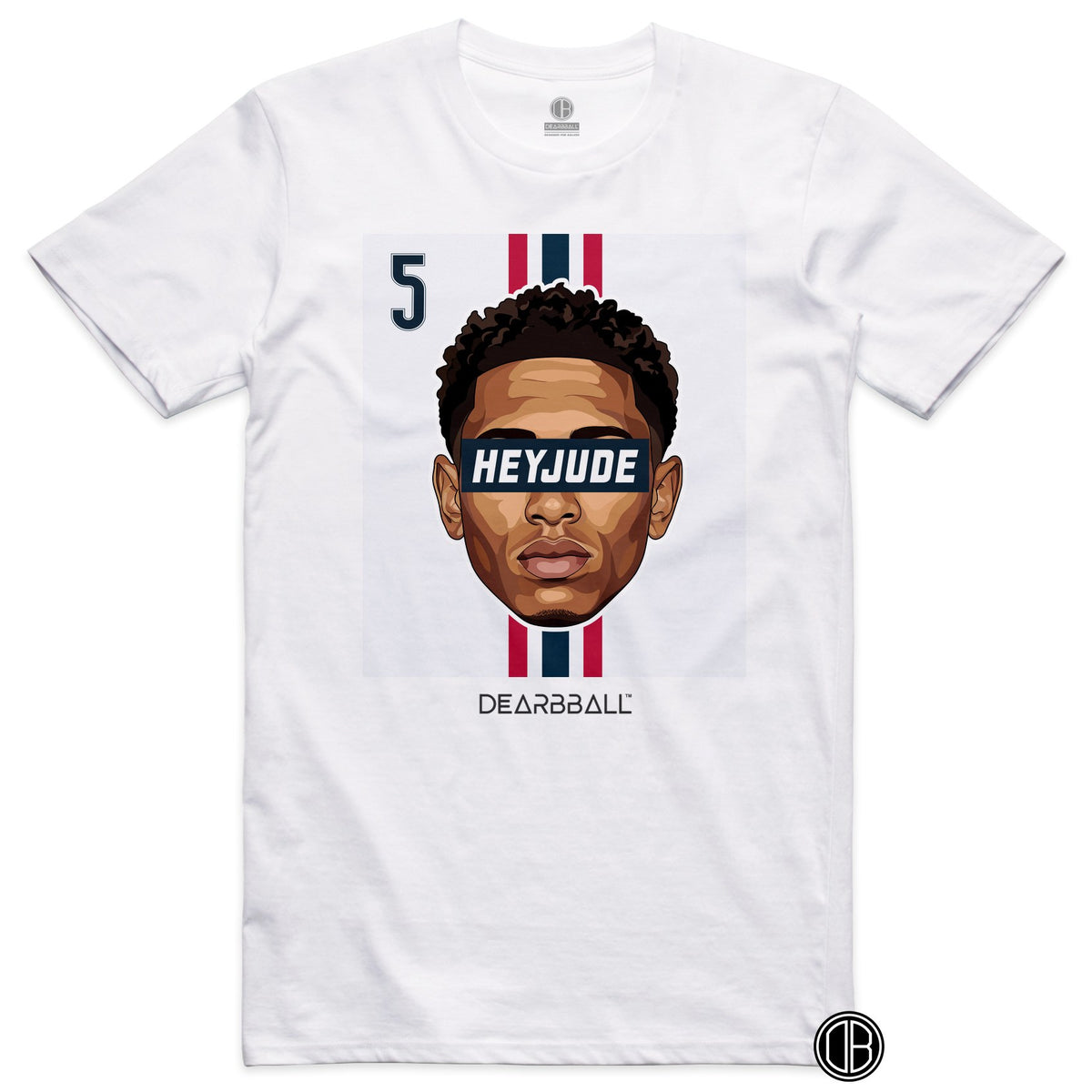 DearBBall Football – Real Madrid – BELLINGHAM REAL Home – T-shirt blanc