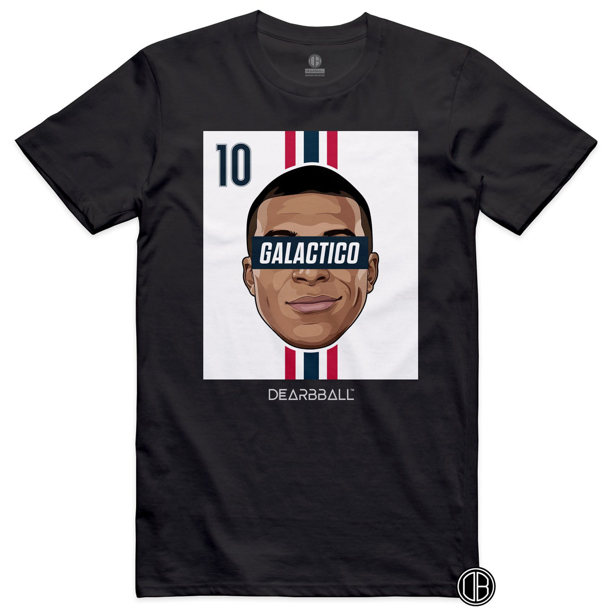 DearBBall Football – Real Madrid – MBAPPE REAL Home – T-shirt noir