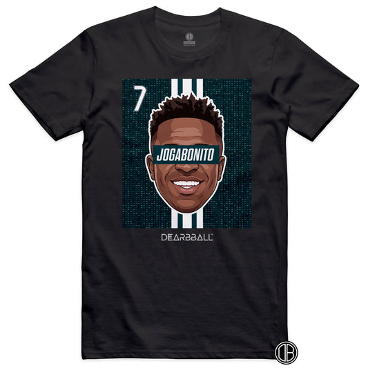DearBBall Football – Real Madrid – VINI Jr REAL Away – T-shirt noir