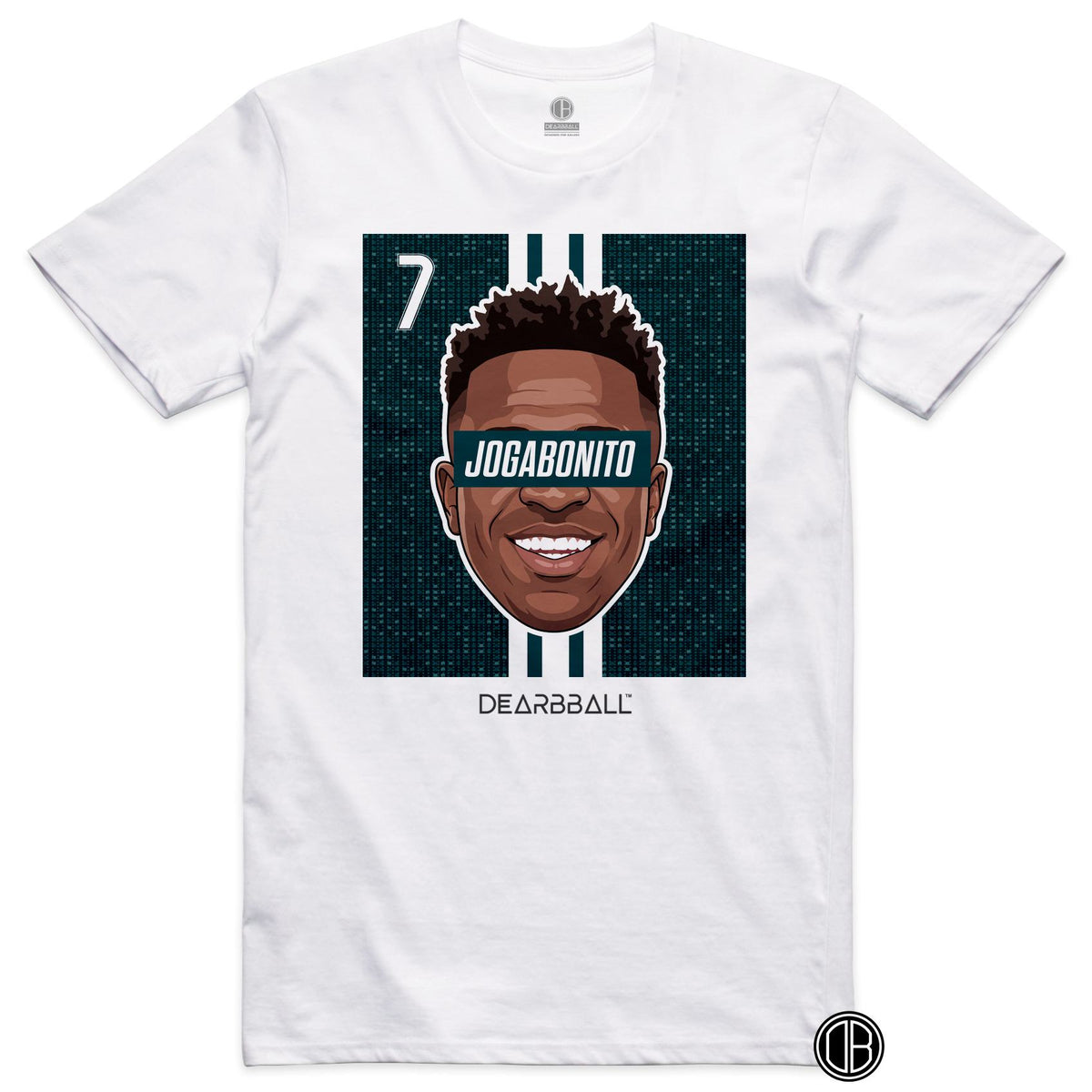 DearBBall Football – Real Madrid – VINI Jr REAL Away – T-shirt blanc