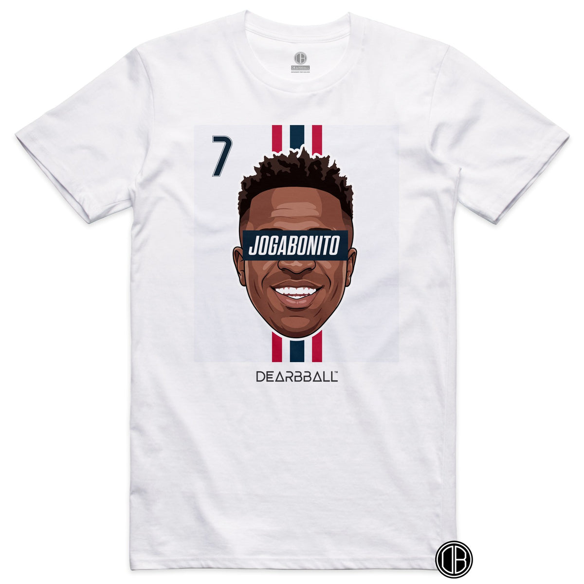 DearBBall Football – Real Madrid – VINI Jr REAL Home – T-shirt blanc