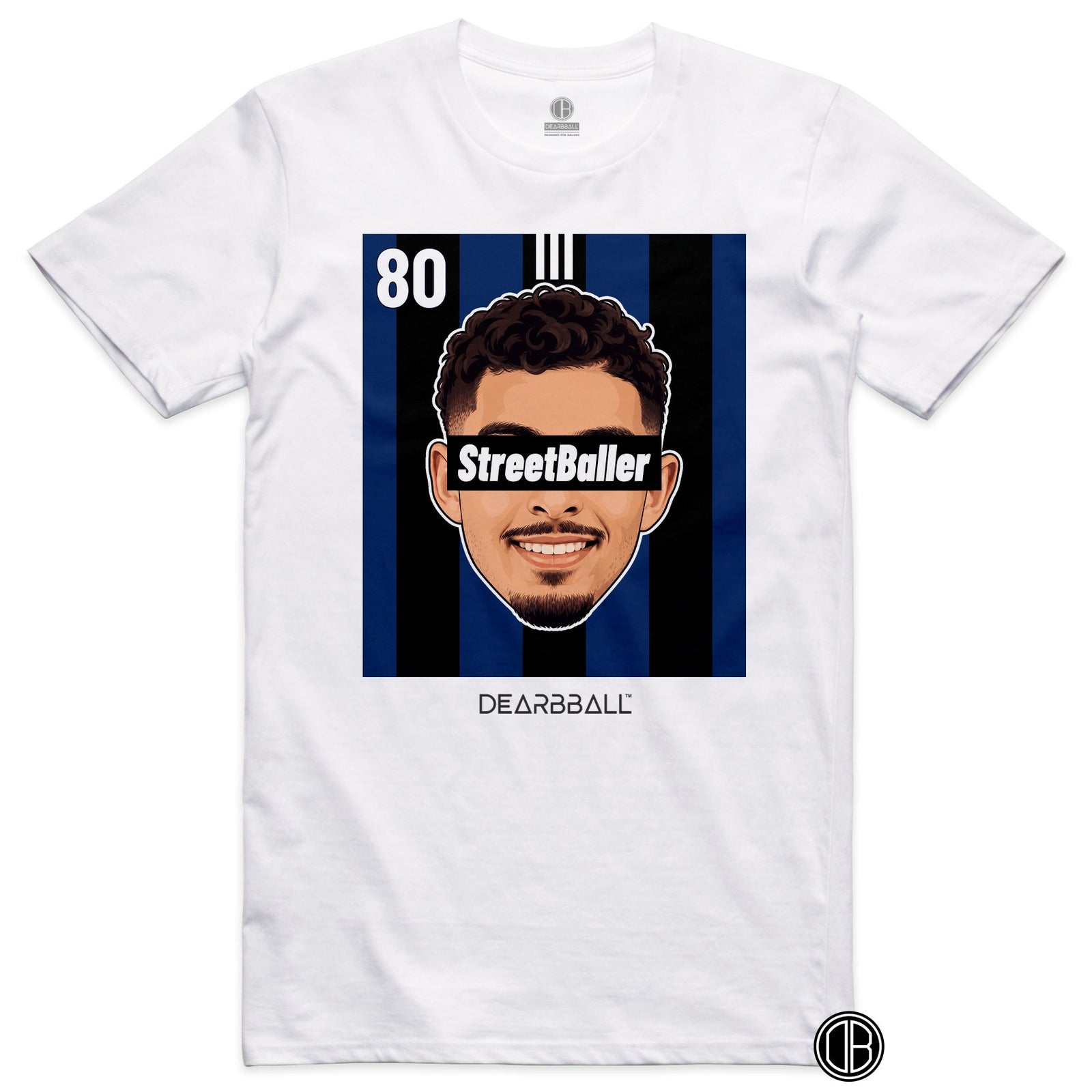 T-shirt DearBBall Football StreetBaller 80 Strasbourg Third - blanc