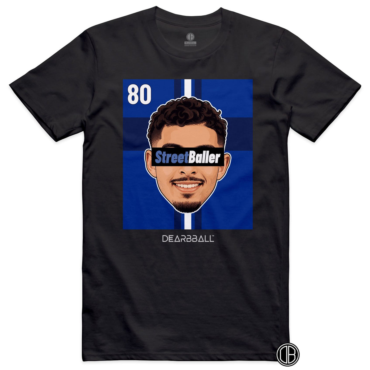 T-shirt DearBBall Football StreetBaller 80 Strasbourg Home - noir