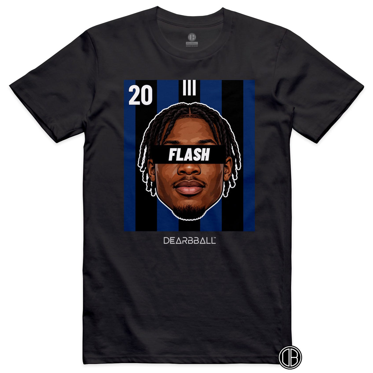 T-shirt DearBBall Football FLASH 20 Strasbourg Godo Third - noir