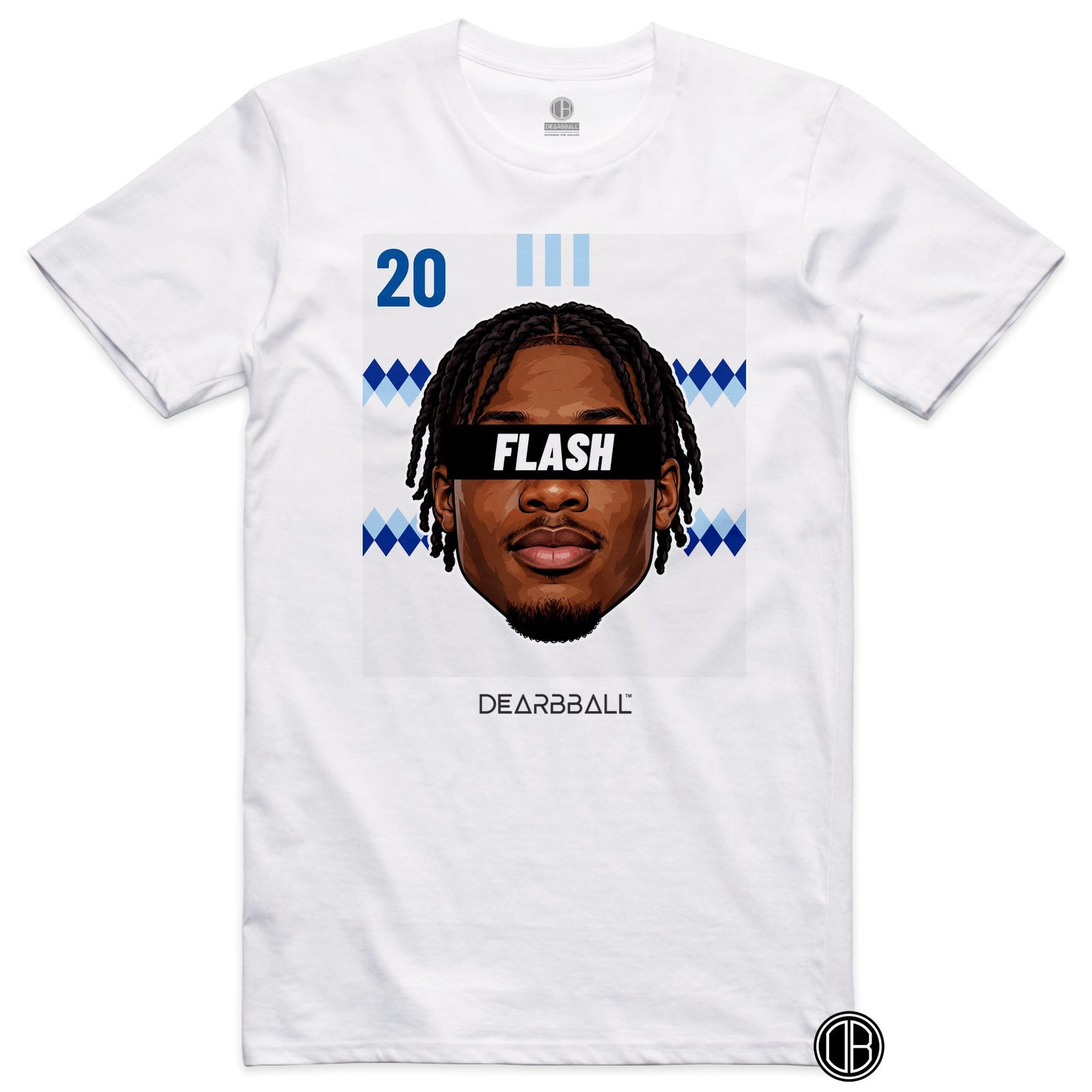 T-shirt DearBBall Football FLASH 20 Strasbourg Godo Away - blanc