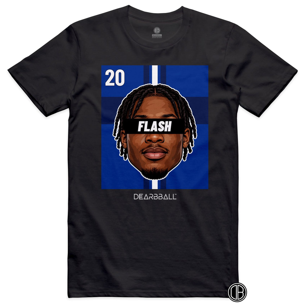 T-shirt DearBBall Football FLASH 20 Strasbourg Godo Home - noir