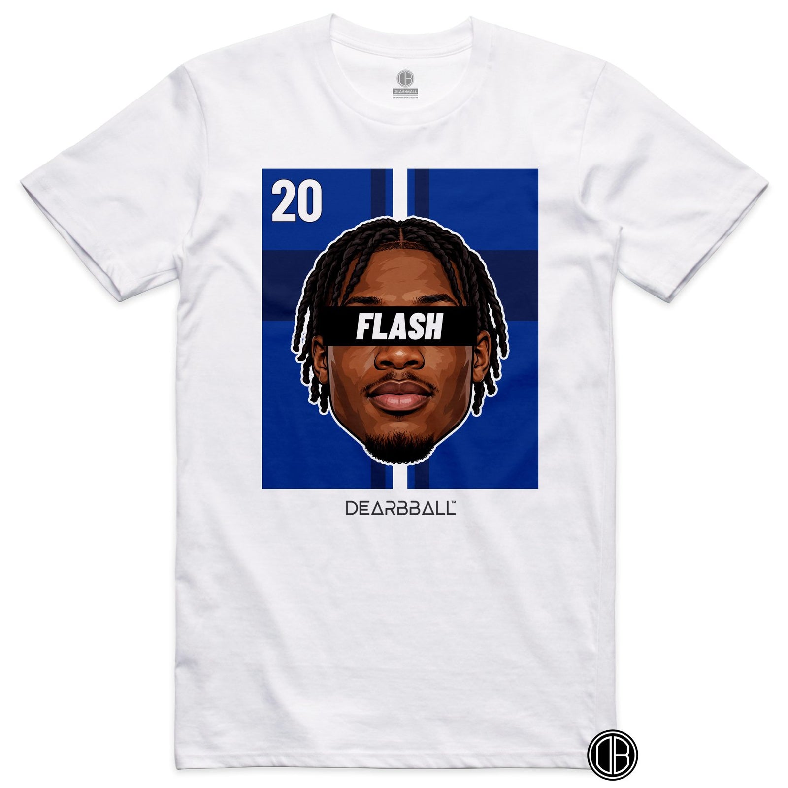 T-shirt DearBBall Football FLASH 20 Strasbourg Godo Home - blanc