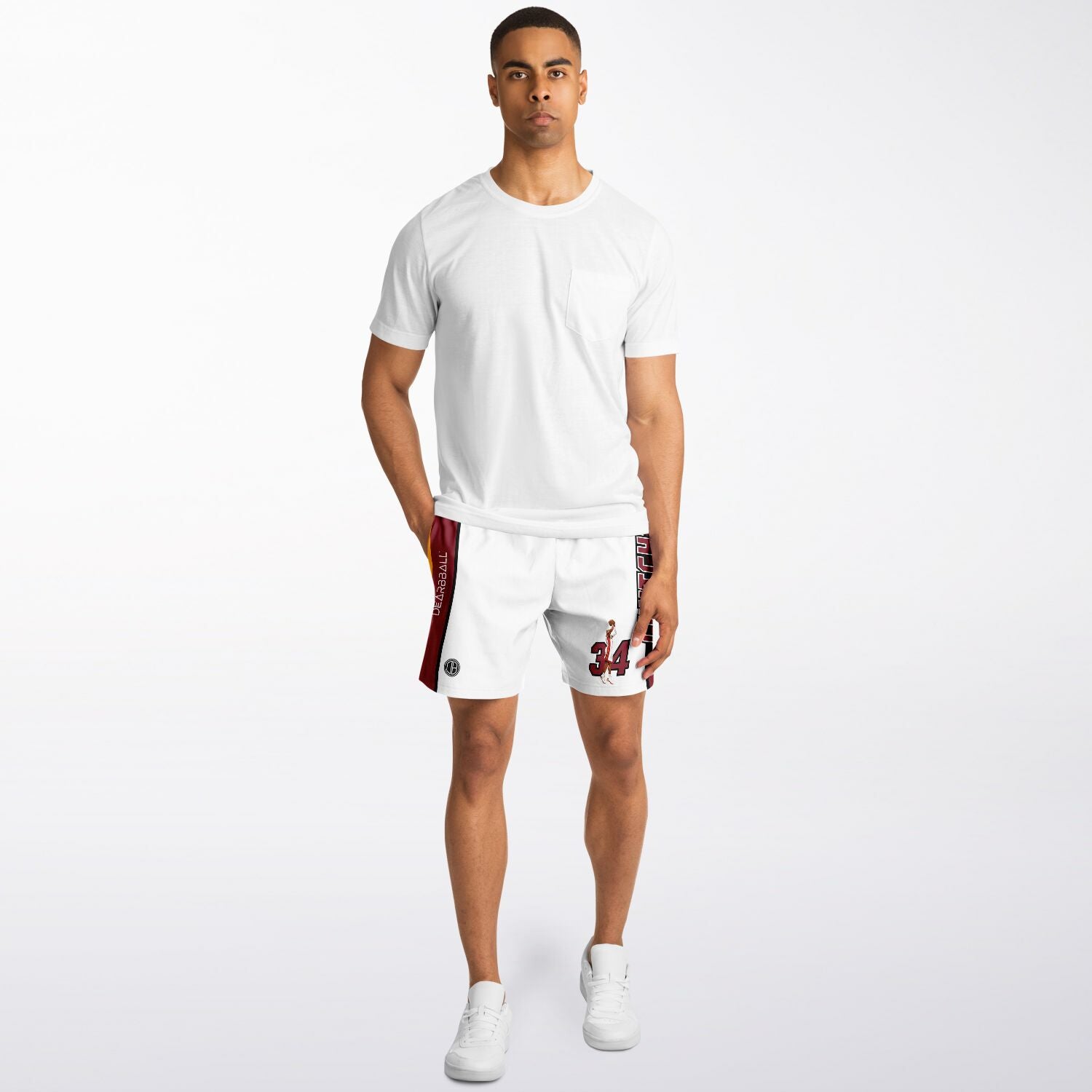 DearBBall Pantaloncini Fashion - CLUTCH Shoot Legendary Miami Edizione Bianca