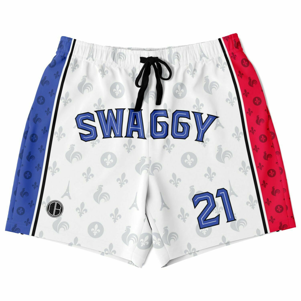 DearBBall Fashion Shorts - SWAGGY France Royauté White Edition
