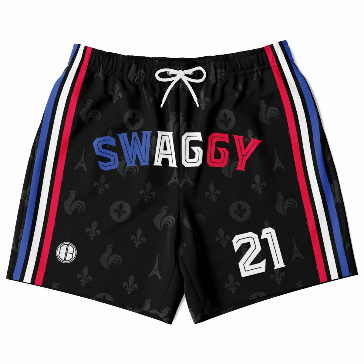 DearBBall Fashion Shorts - SWAGGY France Royauté Black Edition