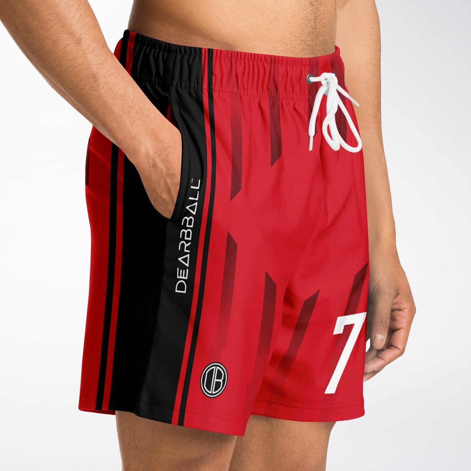 DearBBall Fashion Shorts - EasyMoney H-TOWN Red Edition