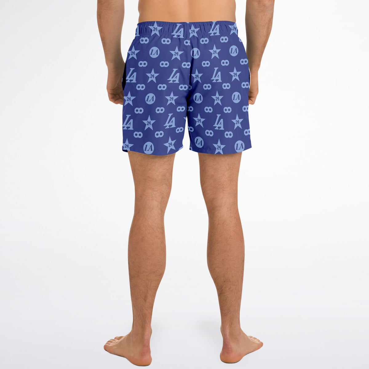 INFINITY Blue Swim Trunks