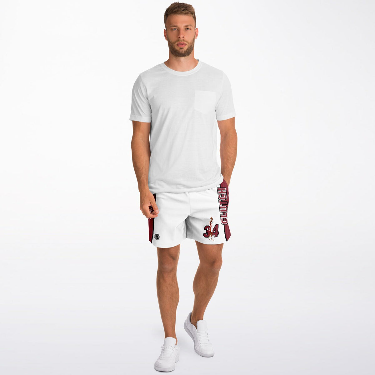 DearBBall Fashion-Shorts - CLUTCH Shoot Legendary Miami White Edition