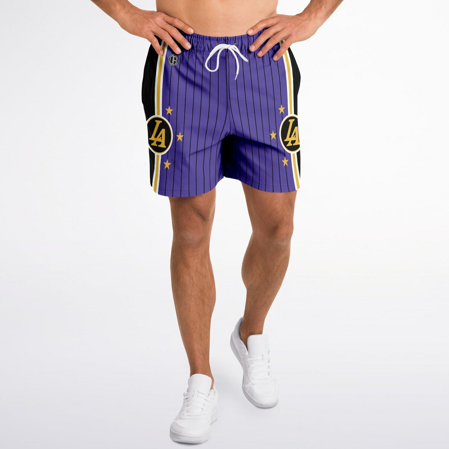 Pantalón Corto de Moda DearBBall - Edición L.A. GAMETIME Púrpura