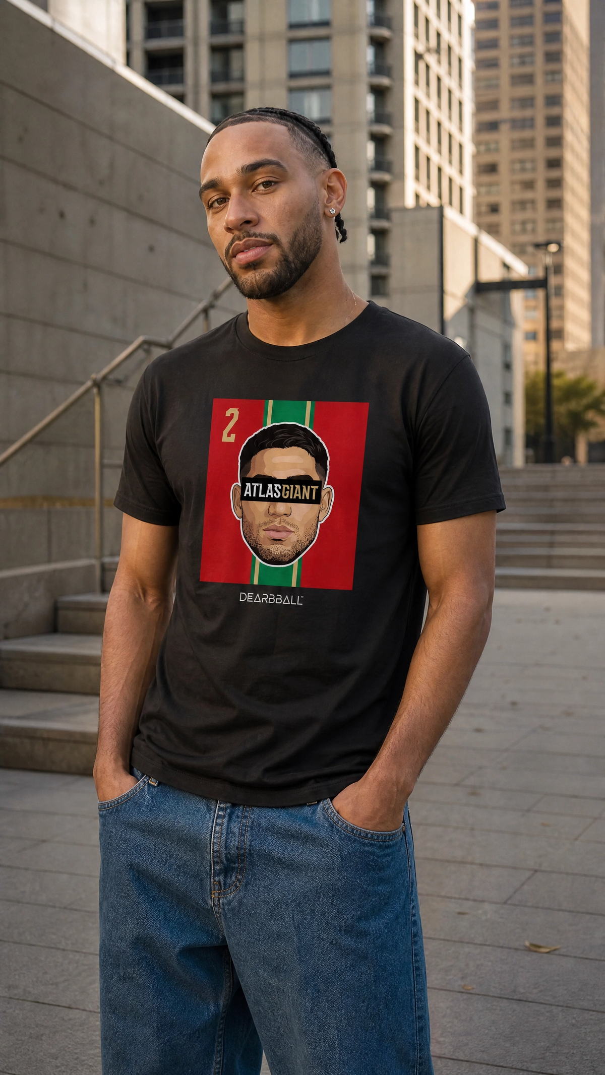 DearBBall T-skjorte - ATLAS GIANT Morocco CDM Edition