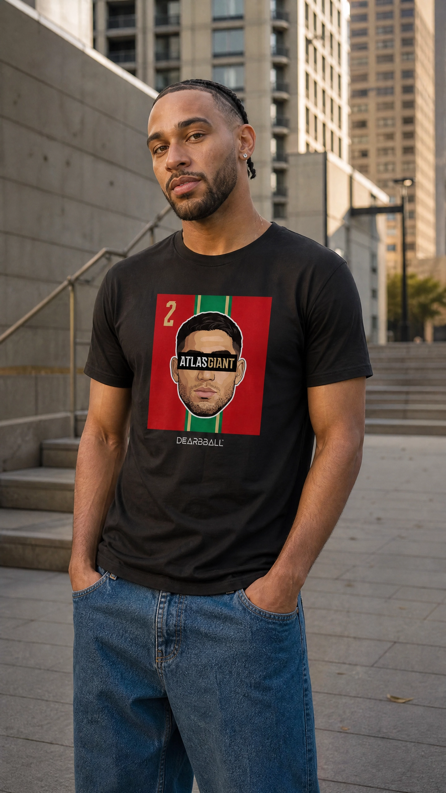 T-Shirt DearBBall - ATLAS GIANT Morocco CDM Edition