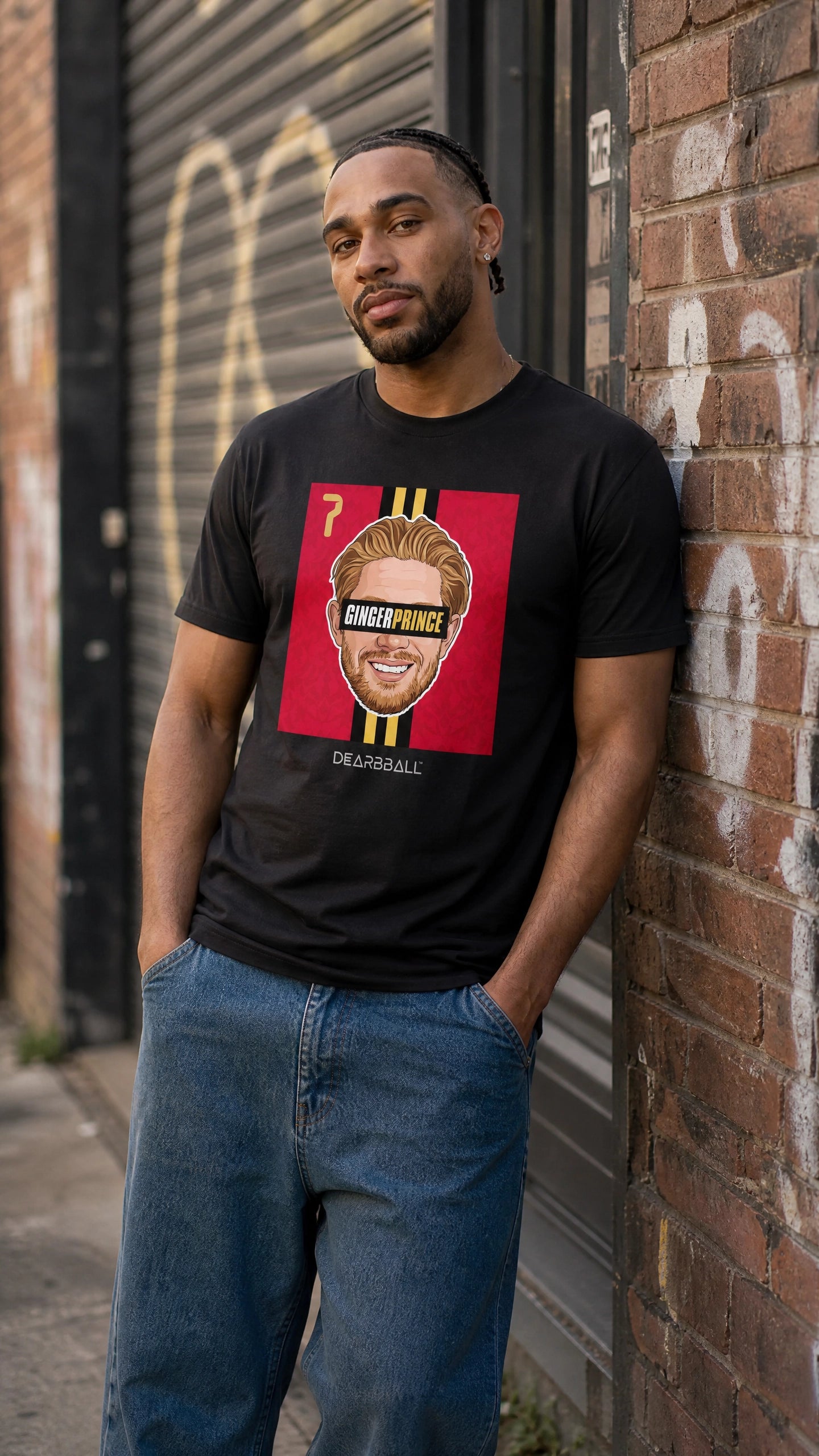 DearBBall T-Shirt - GINGER PRINCE Belgio Edizione CDM