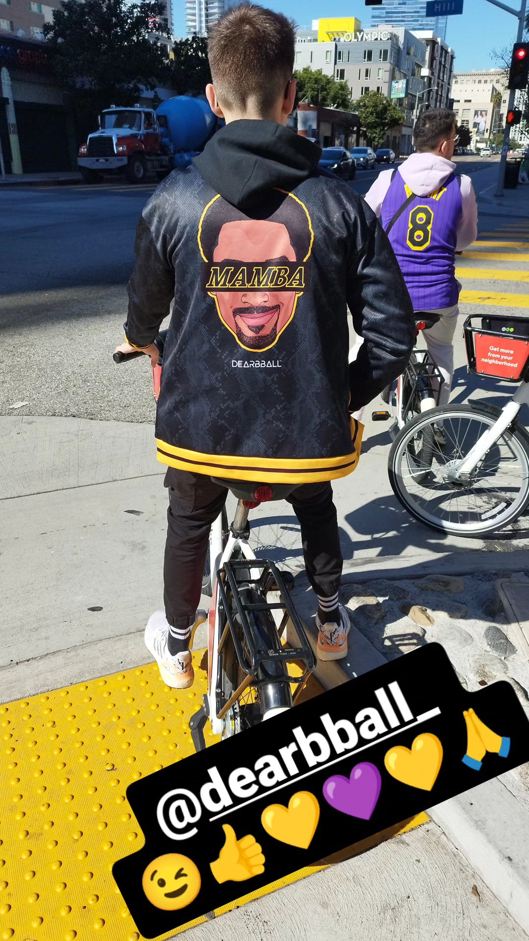 DearBBall Veste Bomber - INFINITY Gold &amp; Black Edition