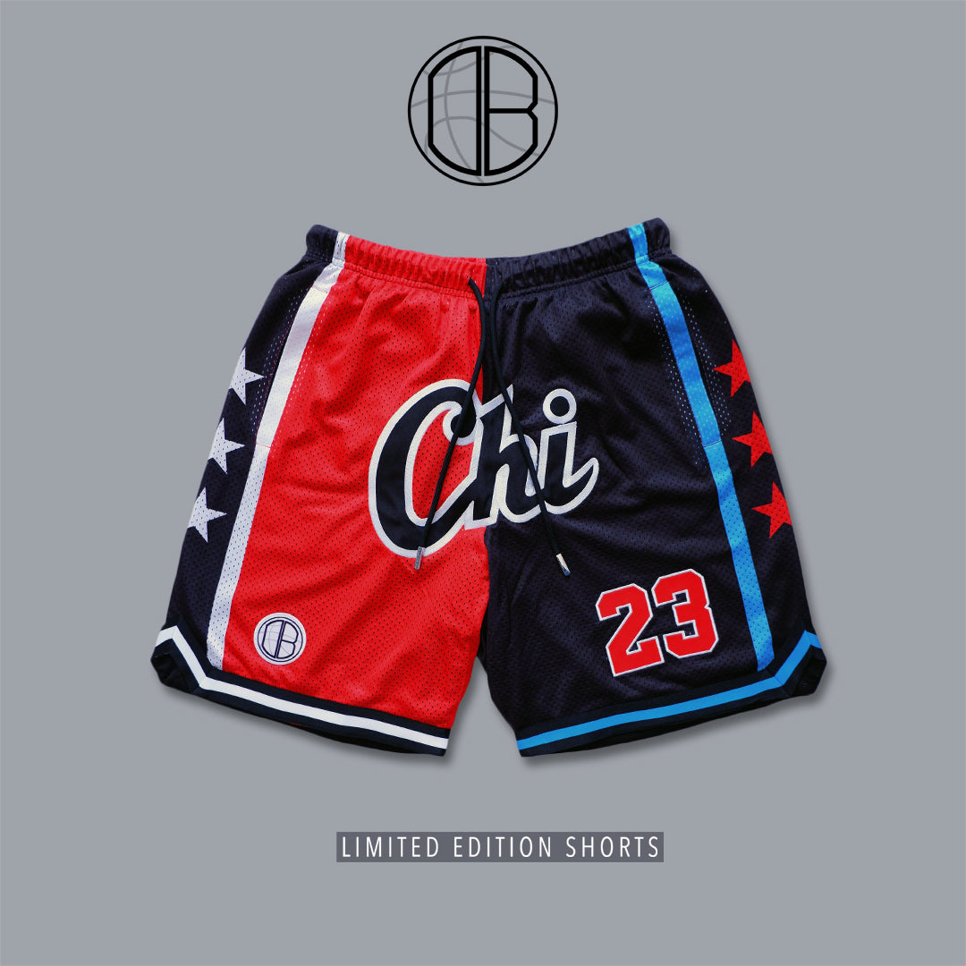 SHORT MESH DEARBBALL CHICAGO - LENDÁRIO 23 BICOLOR EDIÇÃO LIMITADA