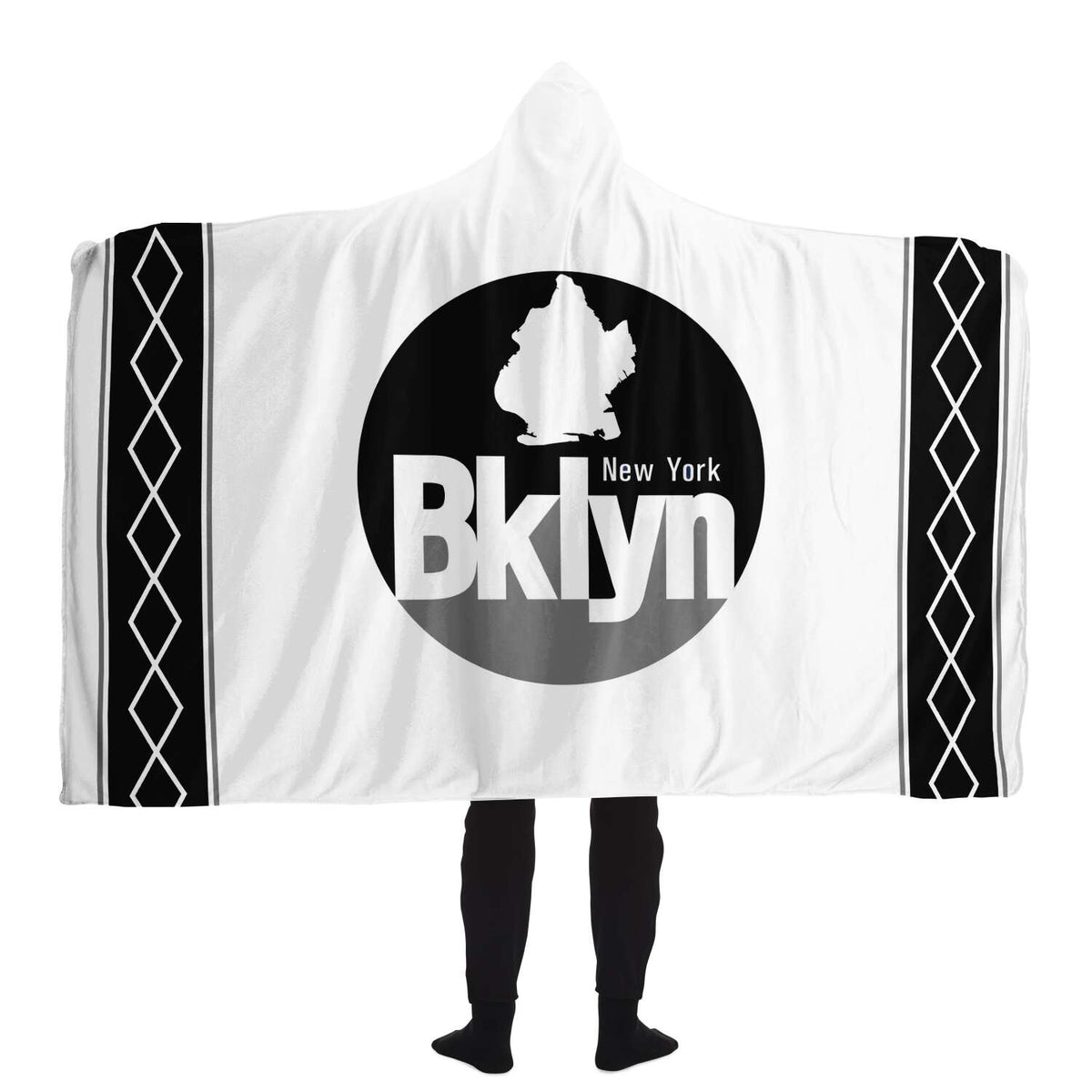 DearBBall Plaid Hoodie - Bklyn City Black &amp;amp; White 