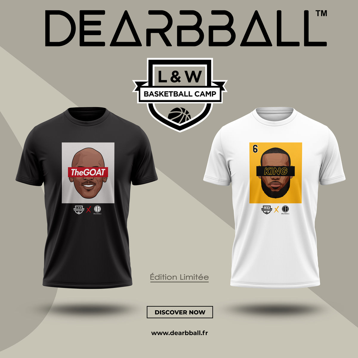 Pack 2 L&amp;amp;W Camp T-Shirts - GOATS