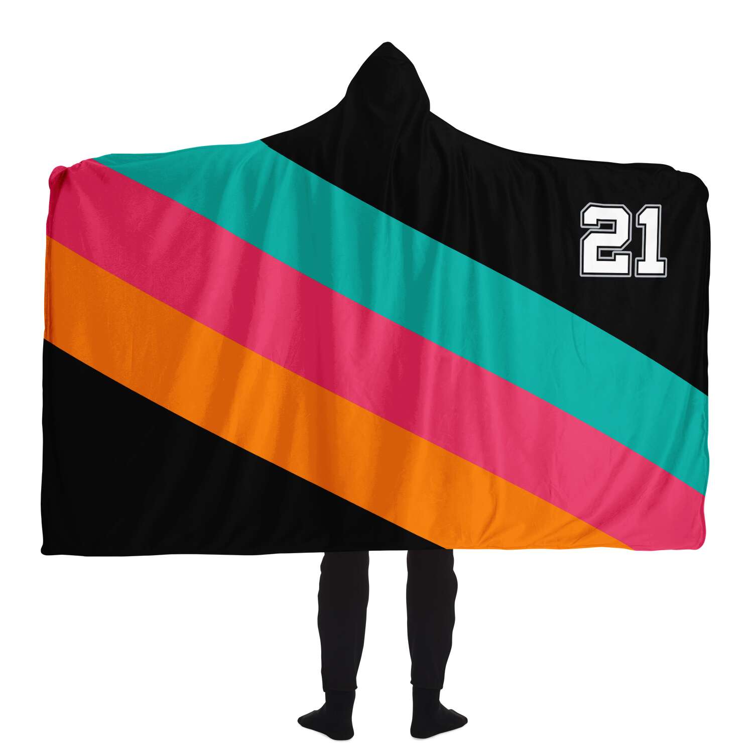 Sweat-shirt com capuz xadrez DearBBall - Big Fundamental 21 San Antonio