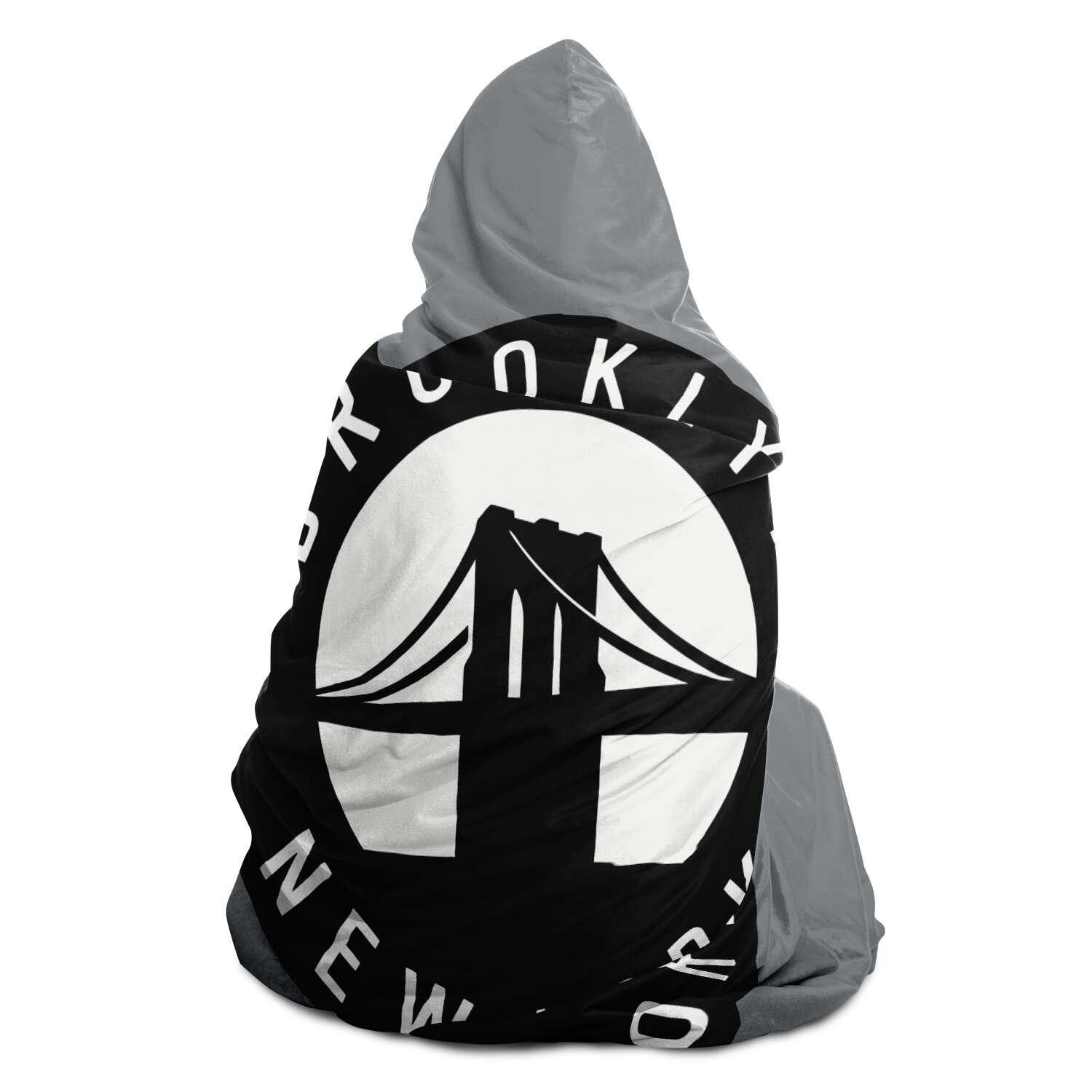 Sweat-shirt com capuz xadrez DearBBall - PONTE BROOKLYN East River