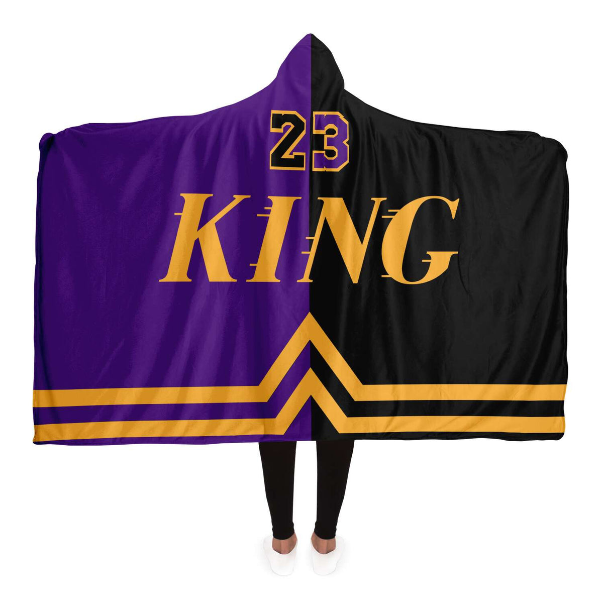 DearBBall 格紋連帽衫 - KING 23 