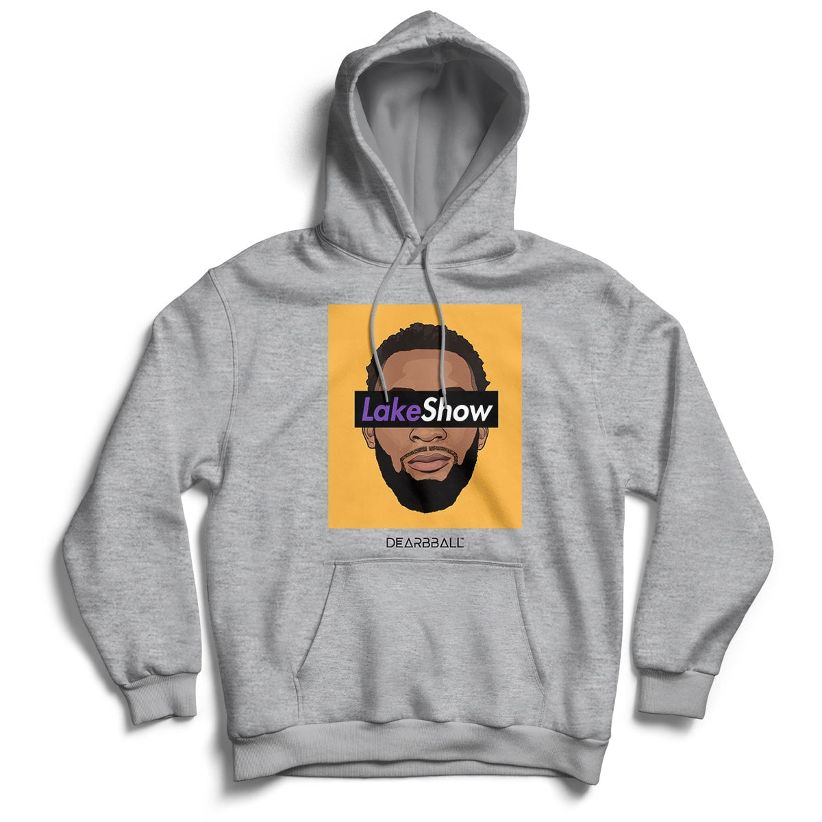 Andre Drummond Sweat à Capuche Bio - Lake Show Yellow Los Angeles Lakers Basketball Dearbball blanc