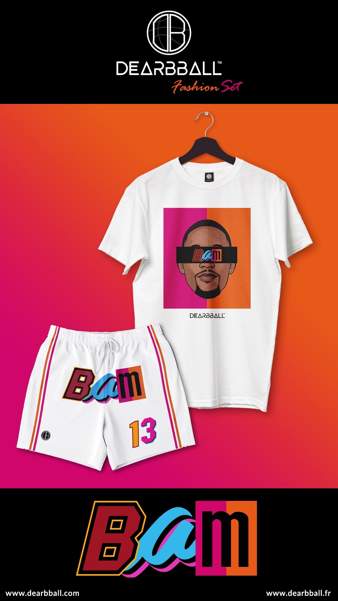 DearBBall T-Shirt - BAM Miami Colors Edition