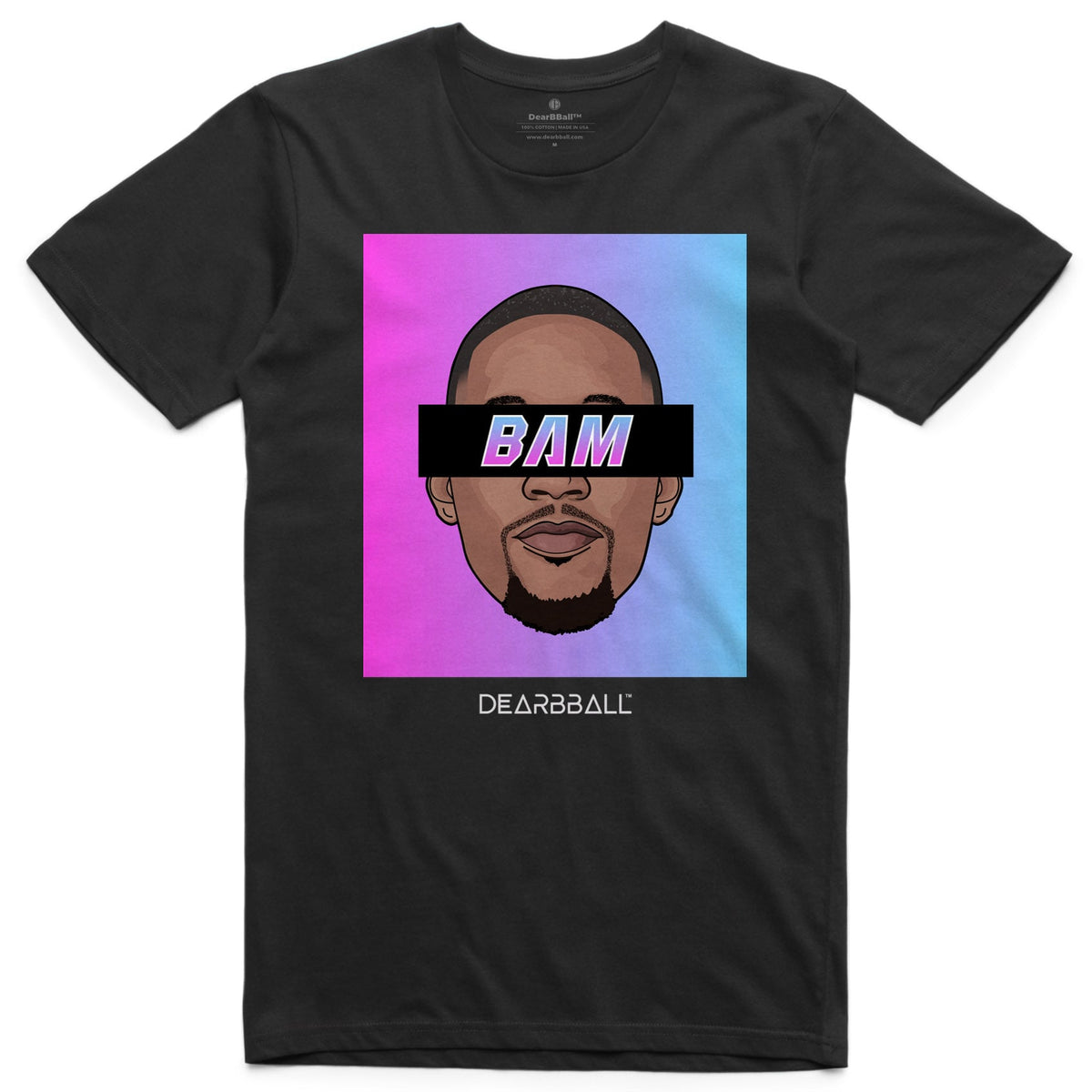 T-Shirt-Bam-Adebayo-Miami-Heat-Dearbball-vetements-marque-france