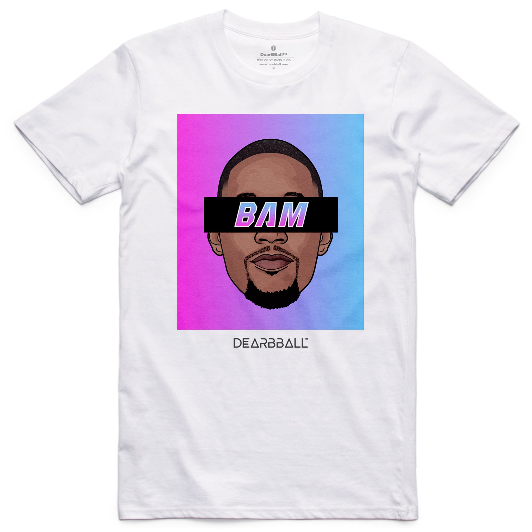 T-Shirt-Bam-Adebayo-Miami-Heat-Dearbball-vetements-marque-france