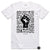 BLM Black or White T-Shirt Bio - BLM Nelson Mandela Basketball Dearbball blanc