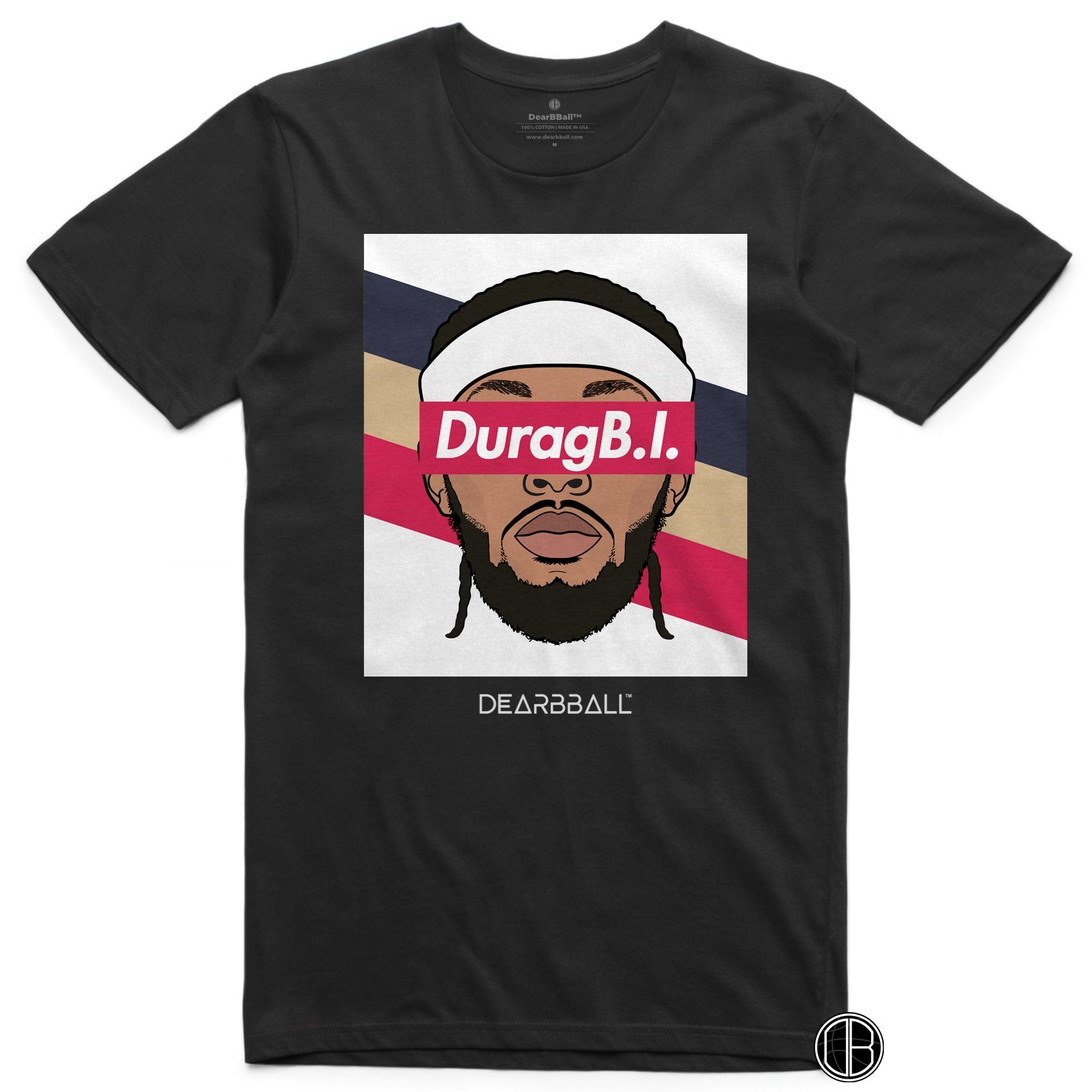 BRANDON INGRAM T-Shirt DuragB.I. Earned New Orleans Pelicans Basketball Dearbball black