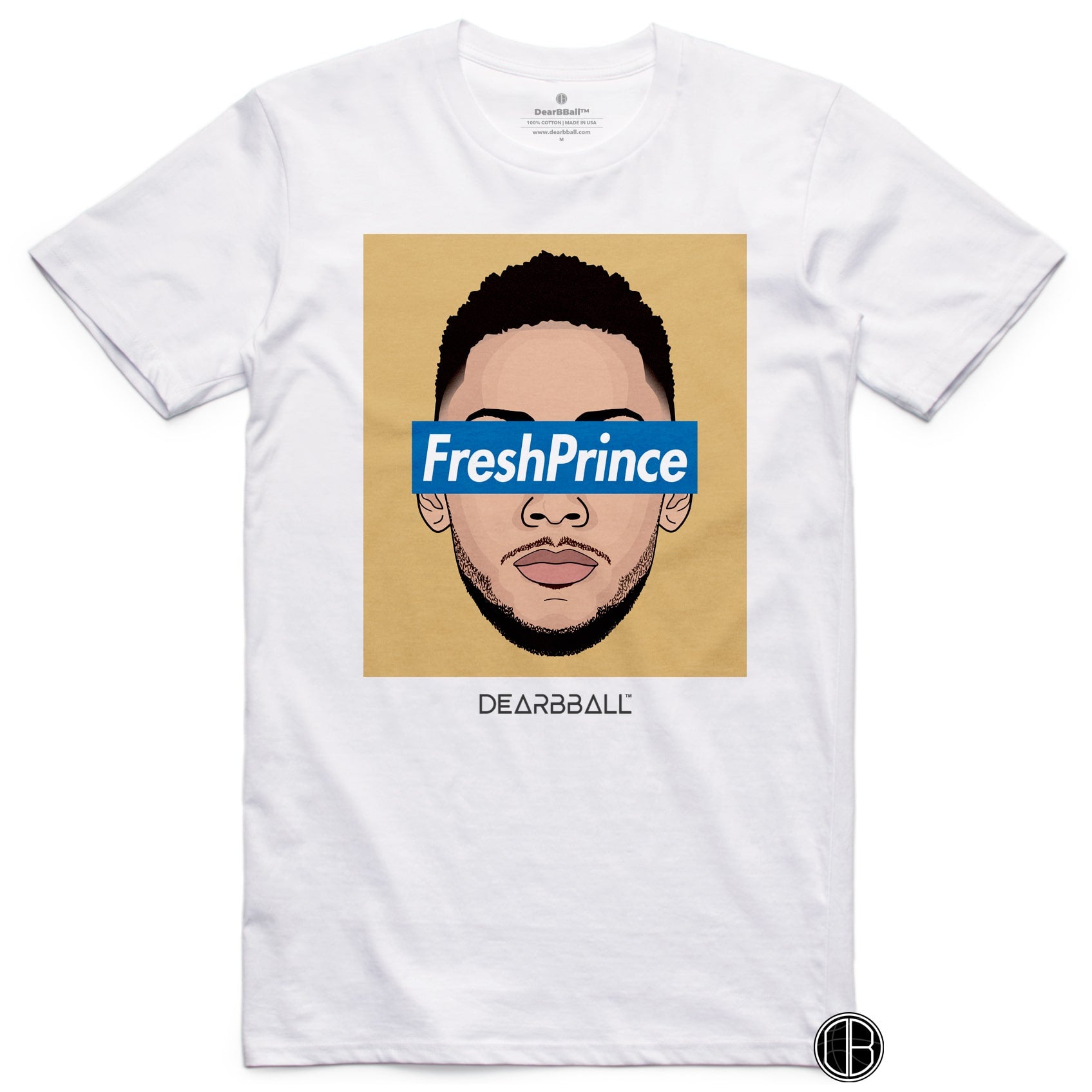 Ben Simmons T-Shirt Bio - Fresh Prince Old Philly Philadelphia Sixers Basketball Dearbball blanc