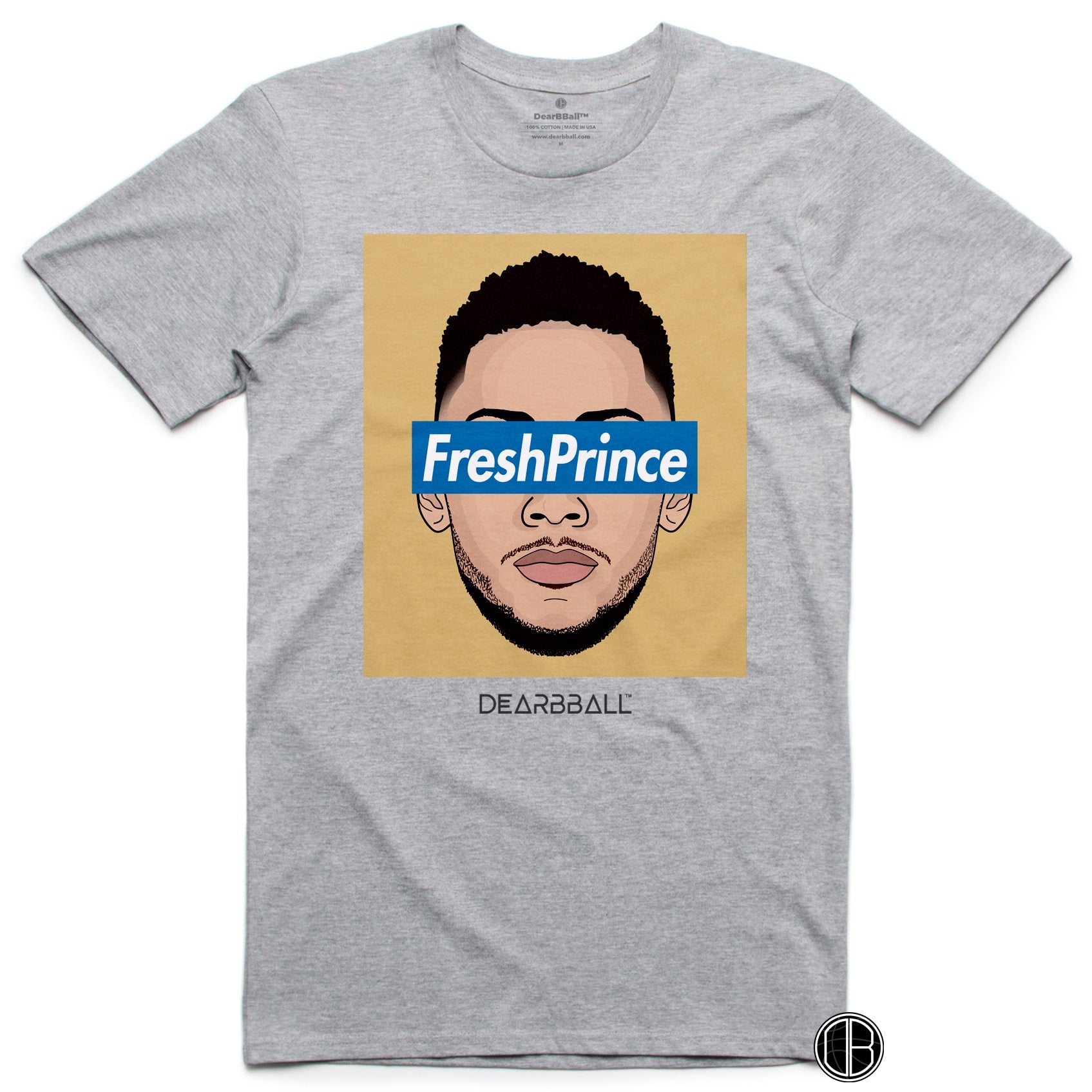 Ben Simmons T-Shirt Bio - Fresh Prince Old Philly Philadelphia Sixers Basketball Dearbball blanc